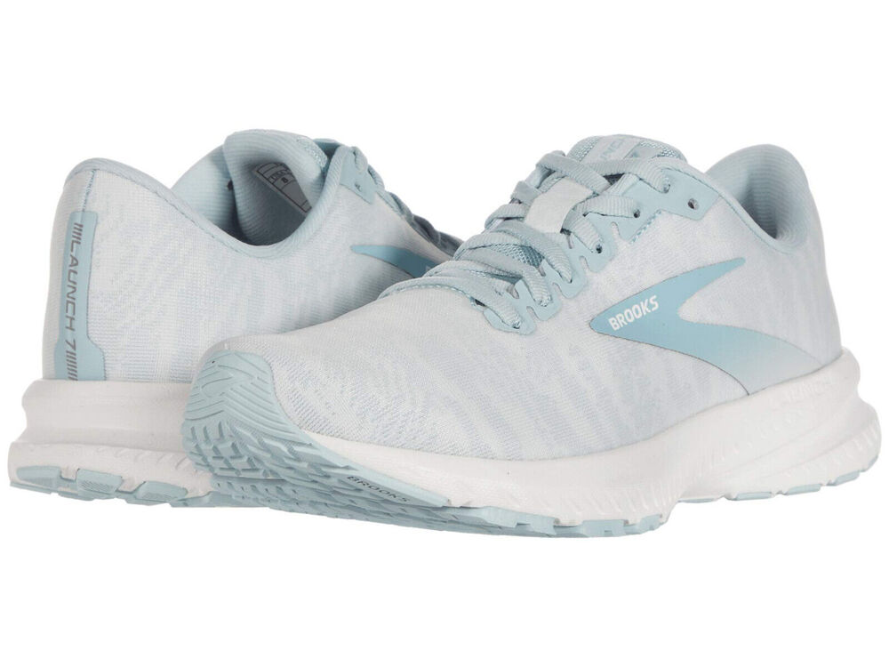 Brooks Womens Launch 7 Running Shoes Winter/Blue/White 8 B M